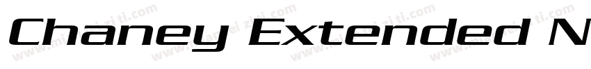 Chaney Extended Norm字体转换